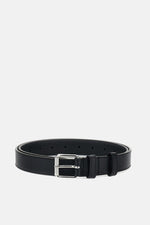 Black Logo Buckle Belt 1