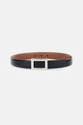 Black Logo Buckle Belt 1