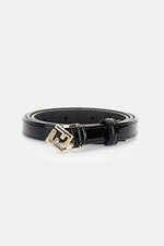 Black Logo Buckle Belt 1