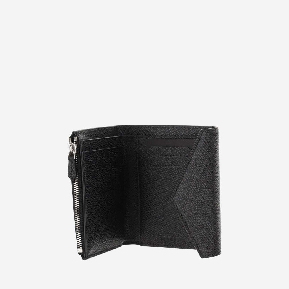 Black Solid Wallet 3