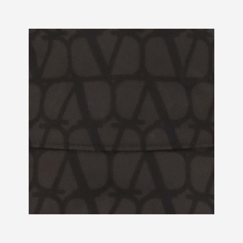 Dark Brown ICONOGRAPHE TOILE BUCKET HAT 4