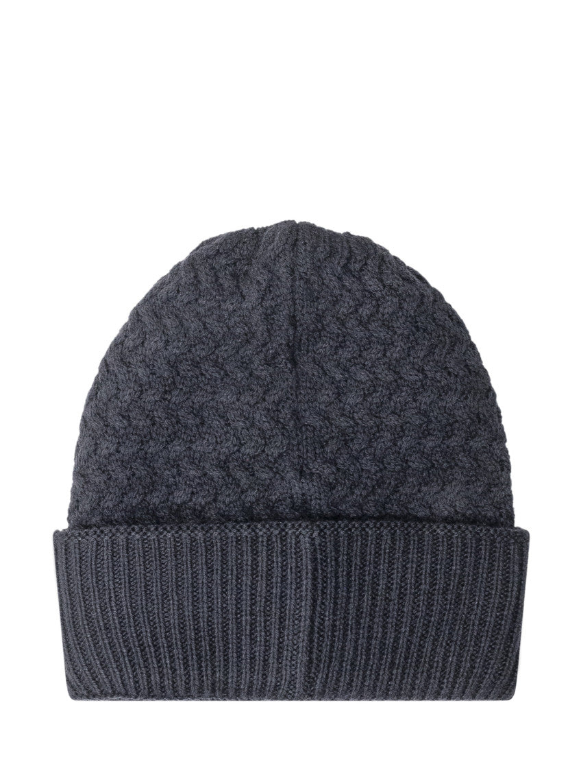 Black Logo Beanies Hat 2