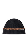 Black Logo Beanie Hat 1