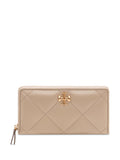Beige Continental Quilted Wallet 1