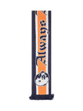 Orange Graphic Logo Scarf 1