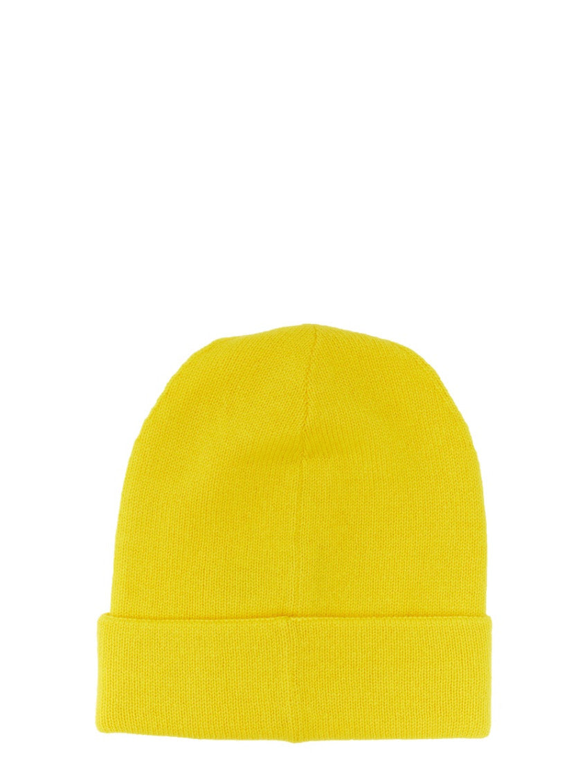Yellow Logo Beanie Hat 2