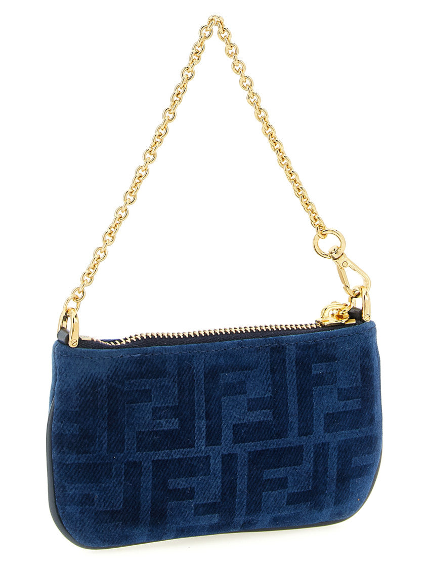 Blue Signature FF Logo Charms Pochette 2