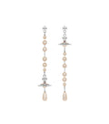 Silver Pearl Dangler Earrings 1