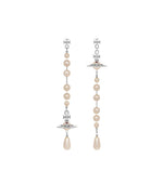 Silver Pearl Dangler Earrings 1