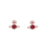 Pink Crystals Stud Earrings 1