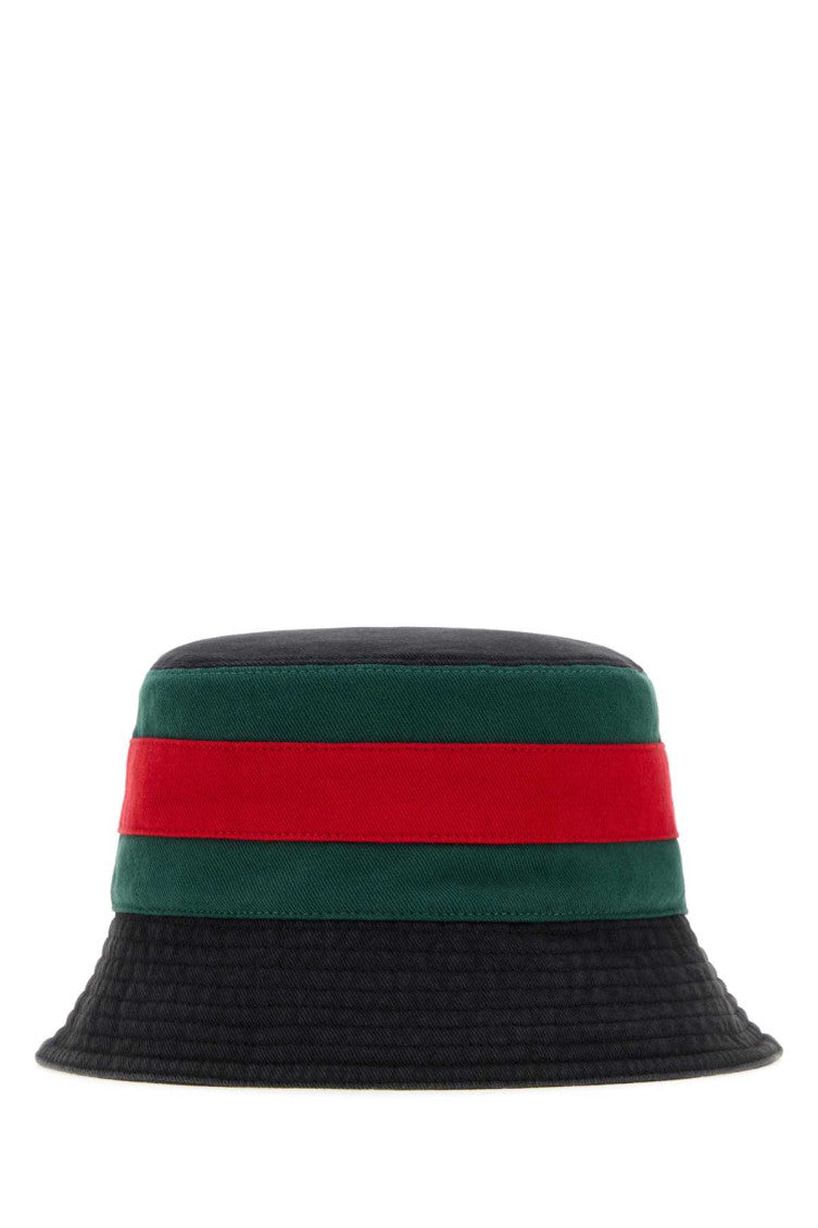 Black Signature Color Block Bucket Hat 1