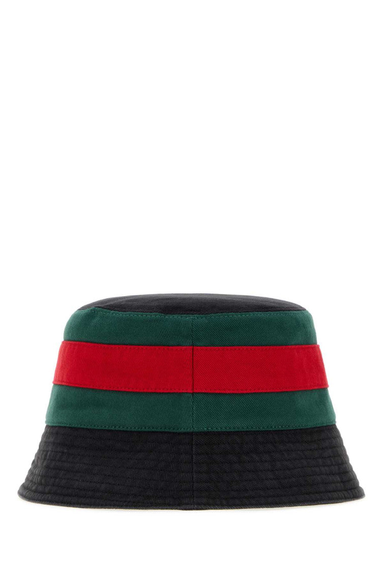 Black Signature Color Block Bucket Hat 2