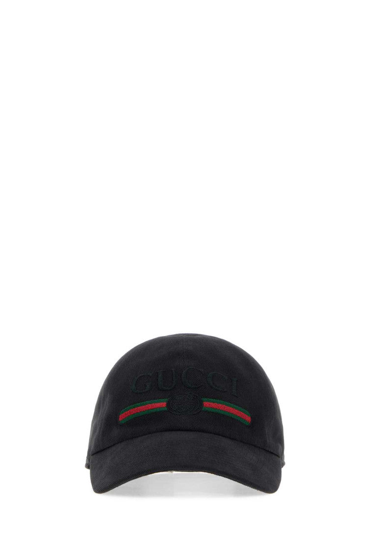 Black Logo Baseball Hat 1