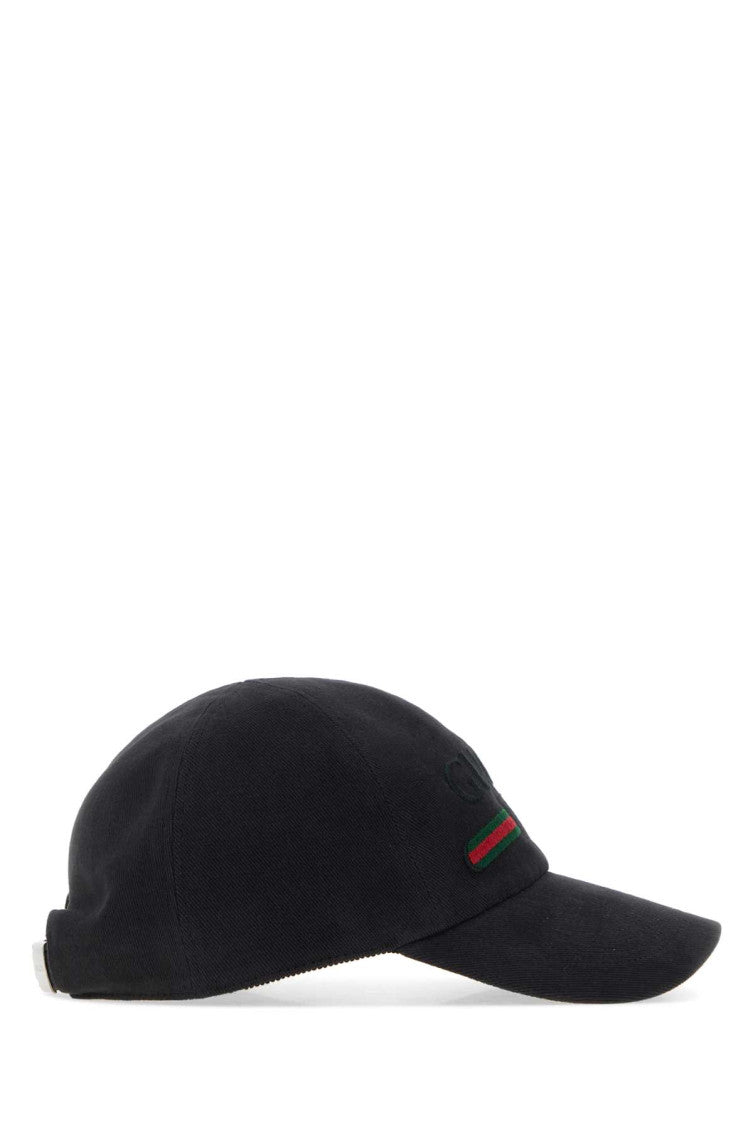 Black Logo Baseball Hat 2