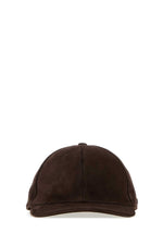 Brown VLogo Solid Baseball Hat 1