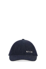 Navy Blue Rabbit Logo Baseball Hat 1
