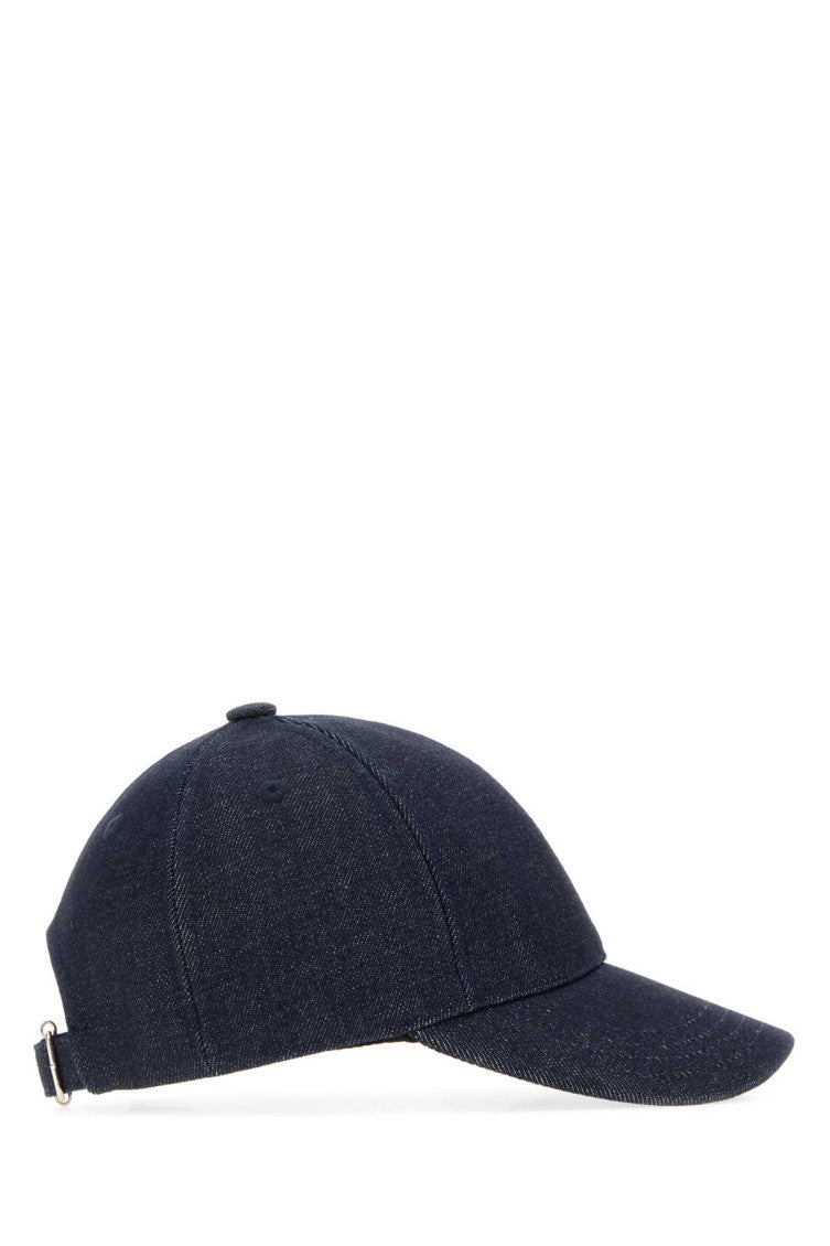 Navy Blue Rabbit Logo Baseball Hat 2