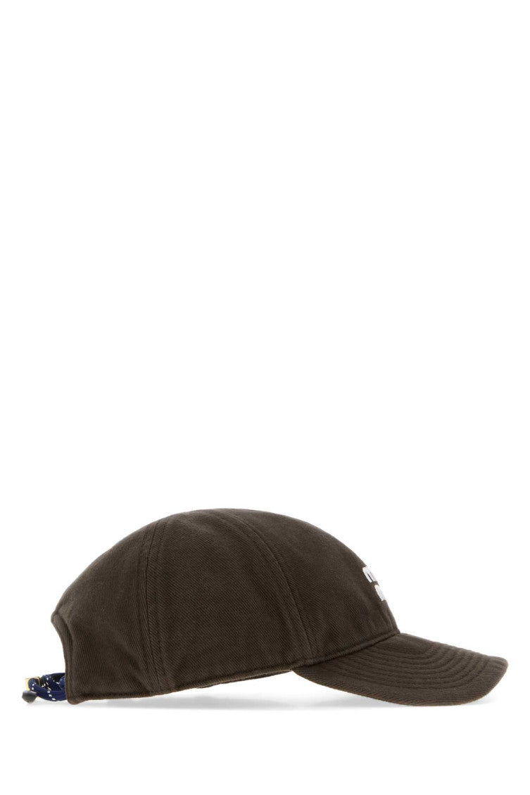 Brown Mud Cotton Textured Baseball Cap 2