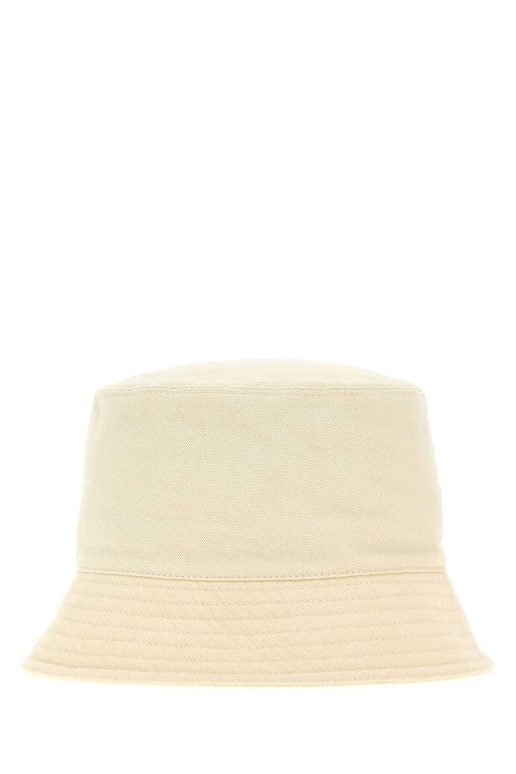 Brown Logo Textured Bucket Hat 2