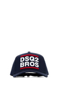 Navy Logo Textured Baseball Hat 1