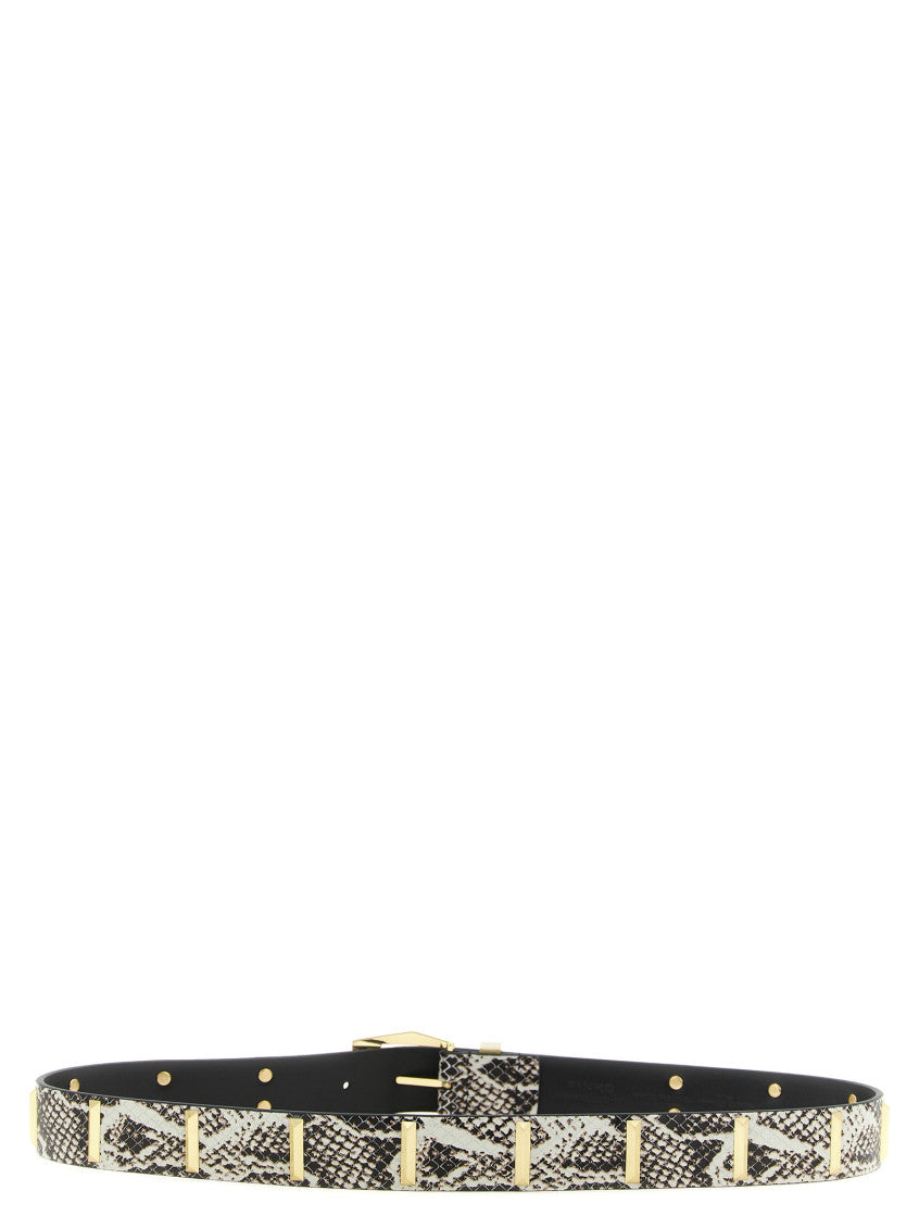 Grey  Animal Print Belt 2