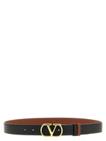 Black Logo Reversible Belt 1