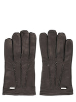 Dark Brown Solid Gloves 1