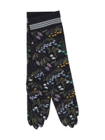 Black Embroidered Gloves 1