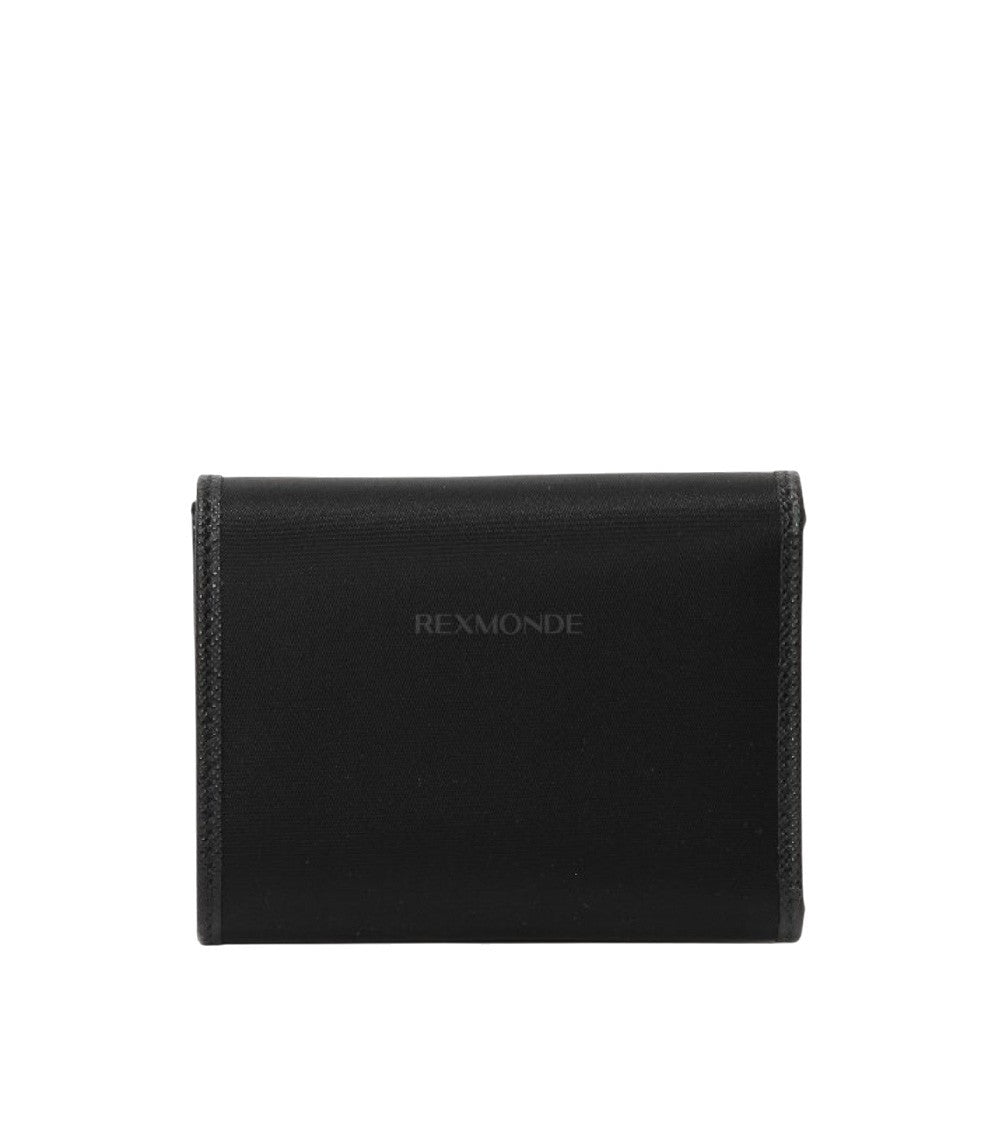 Black Piccolo Solid Wallet 3