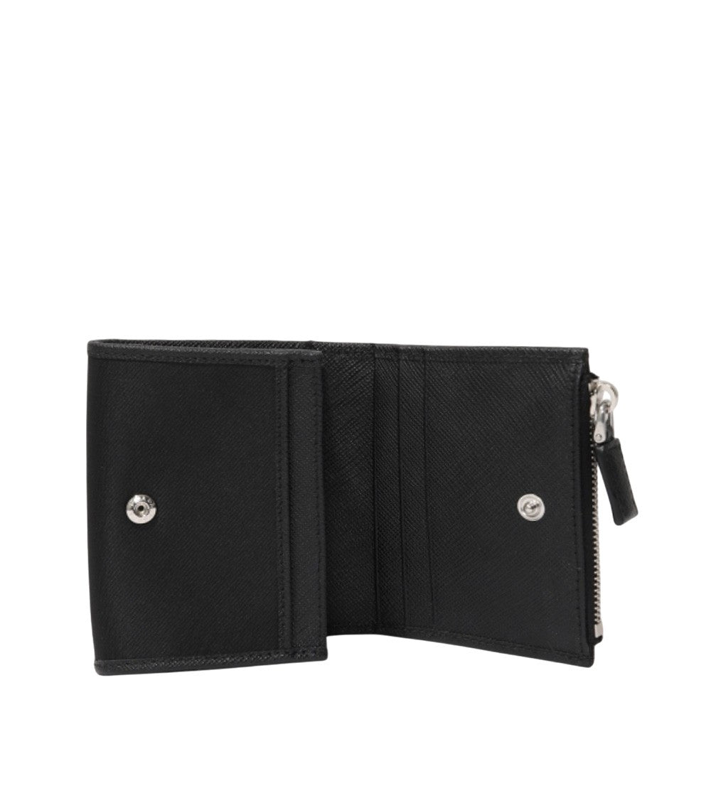 Black Solid Wallet 3