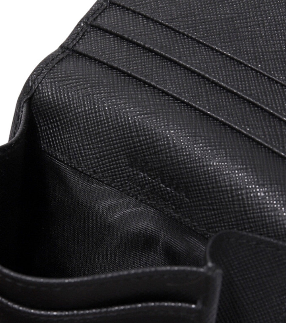 Black Solid Wallet 4