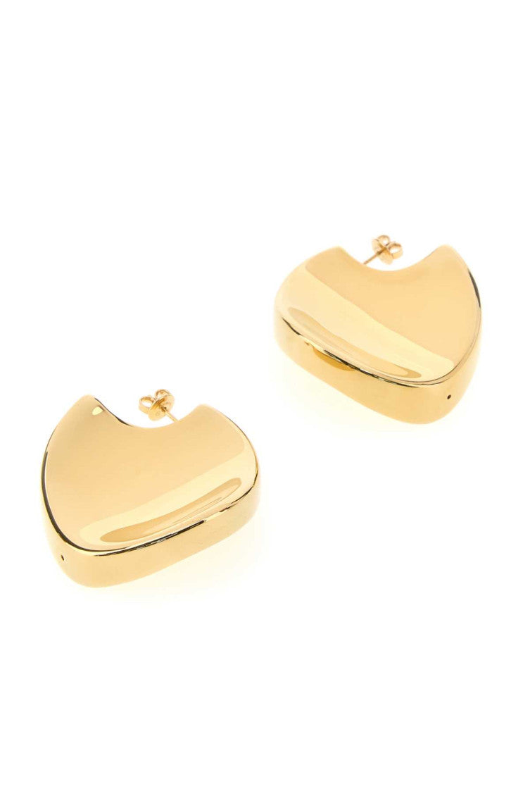 Golden Stud Earrings 3