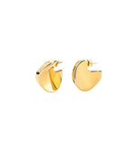 Yellow Geometric Hoop Earrings 1