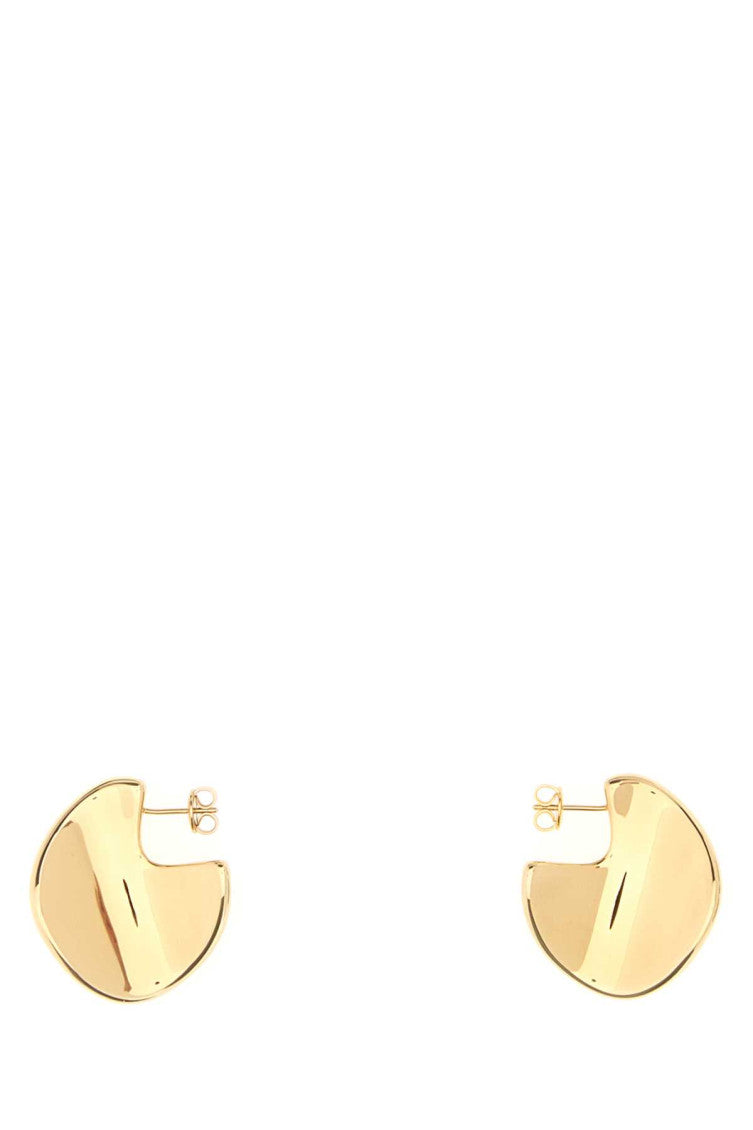 Yellow Geometric Hoop Earrings 2