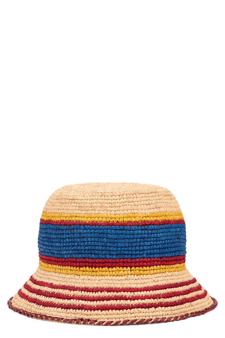 Multicolor Stripes Bucket Hat 1