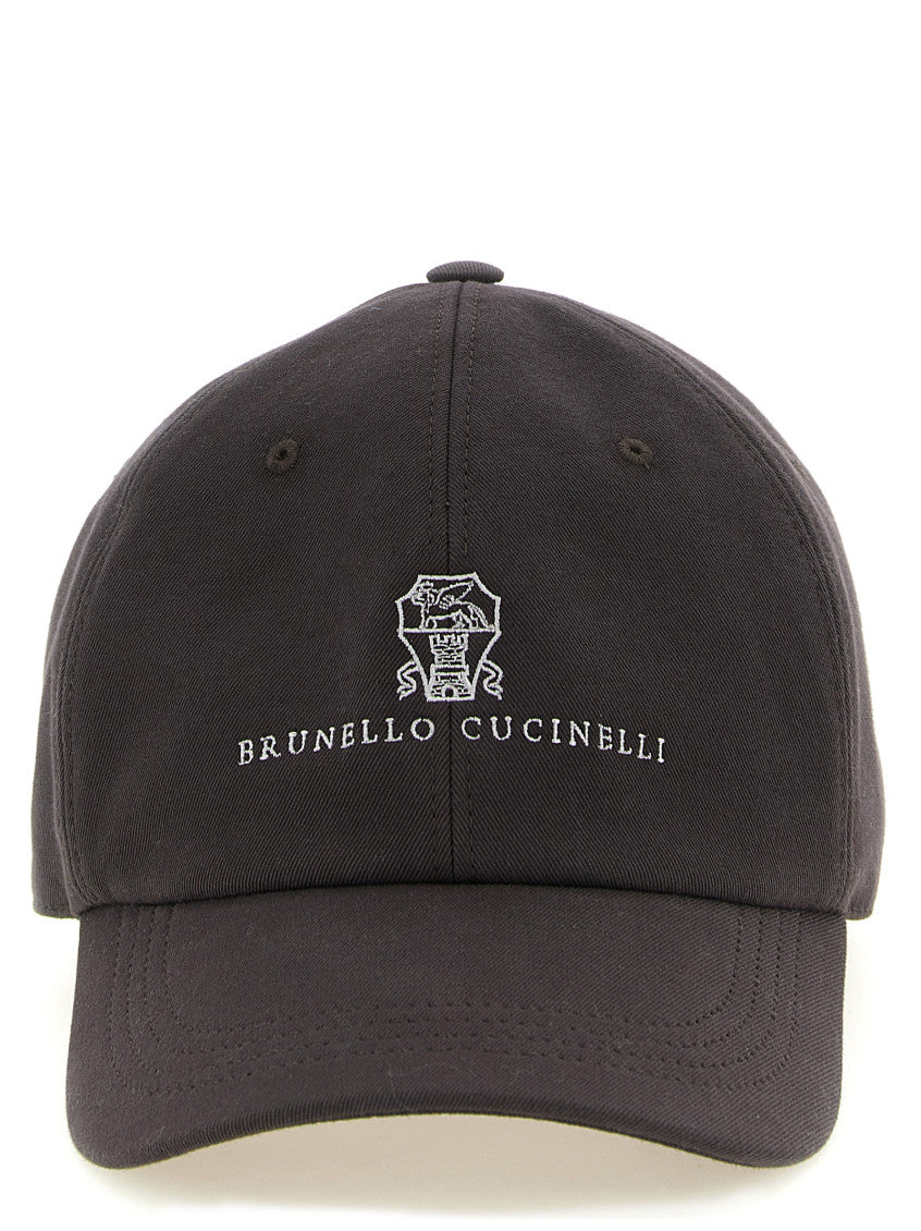 Brown Logo Baseball Cap 1