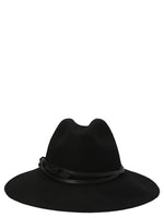 Black Solid Fedora Hat 1