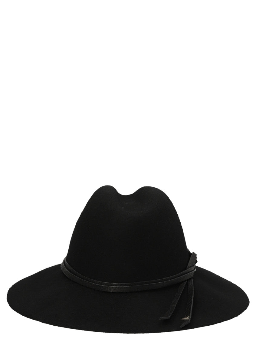 Black Solid Fedora Hat 3