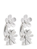 Silver Daisy Drop Earrings 1