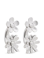 Silver Daisy Drop Earrings 1
