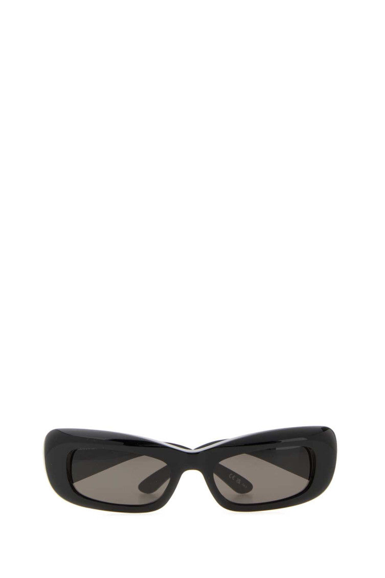 Black Diva Rectangular Sunglasses 2