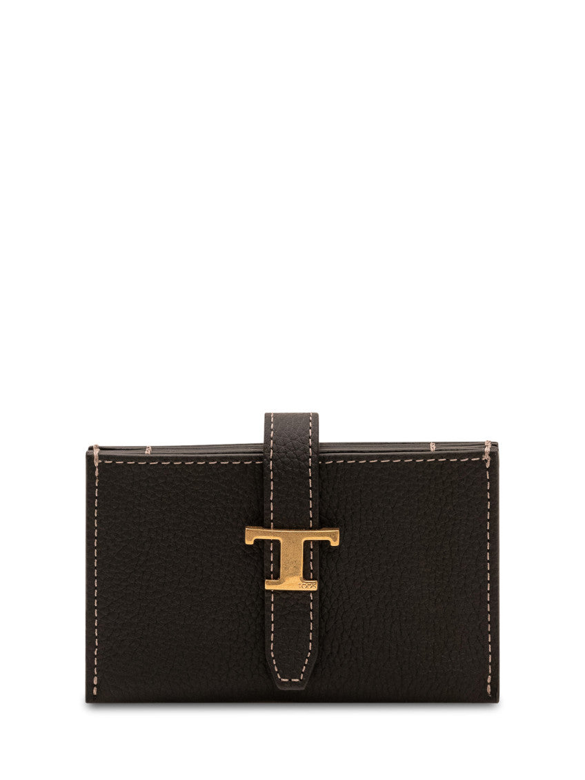 Black T Timeless Textured Wallet 1