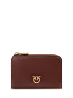 Brown Love Birds Solid Wallet 1
