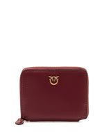 Maroon Love Birds Solid Wallet 1