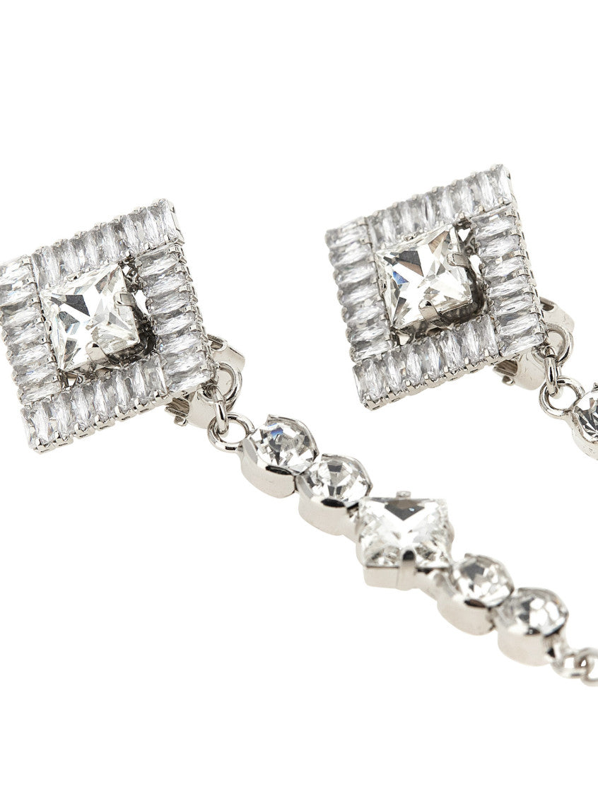 Silver Pendant Drop Earrings 2