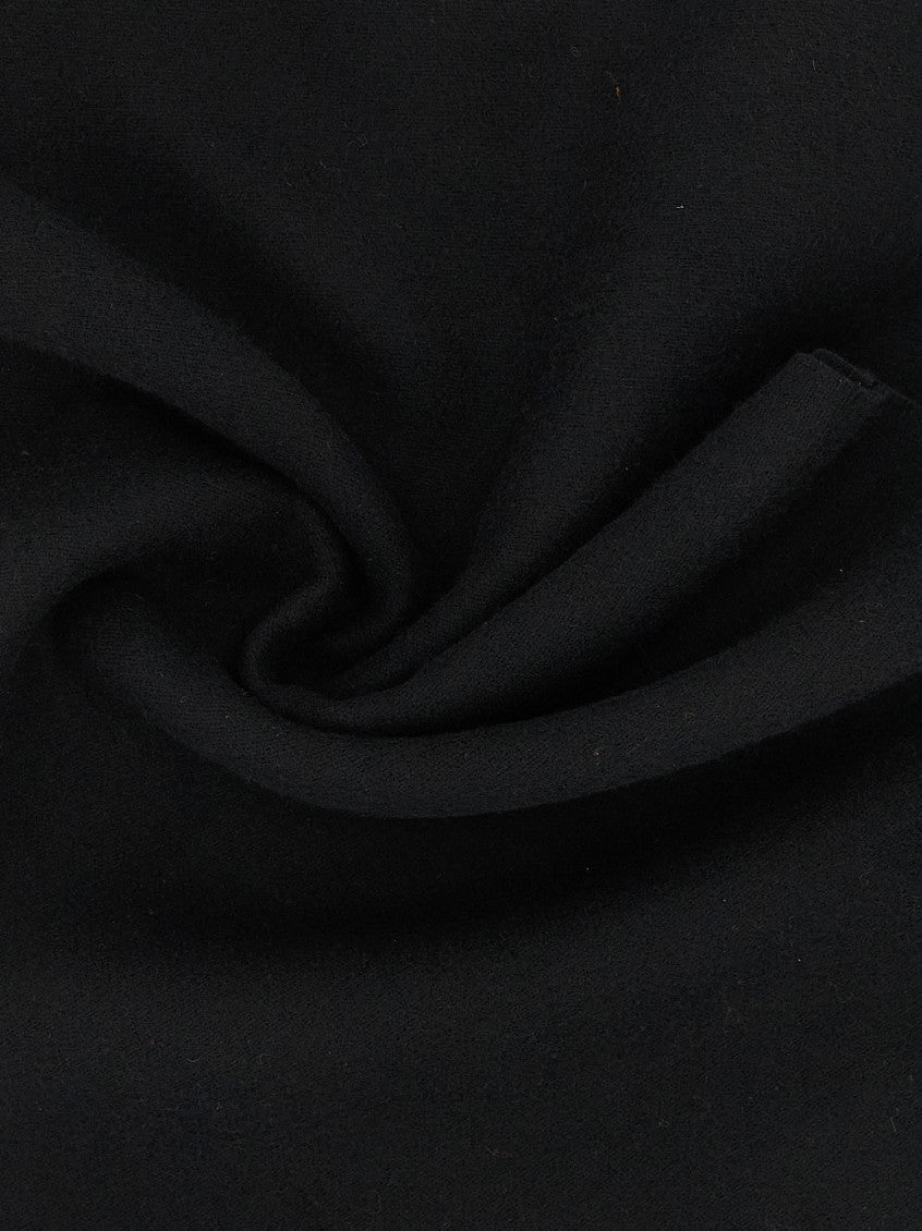 Black VLogo Solid Scarf 3