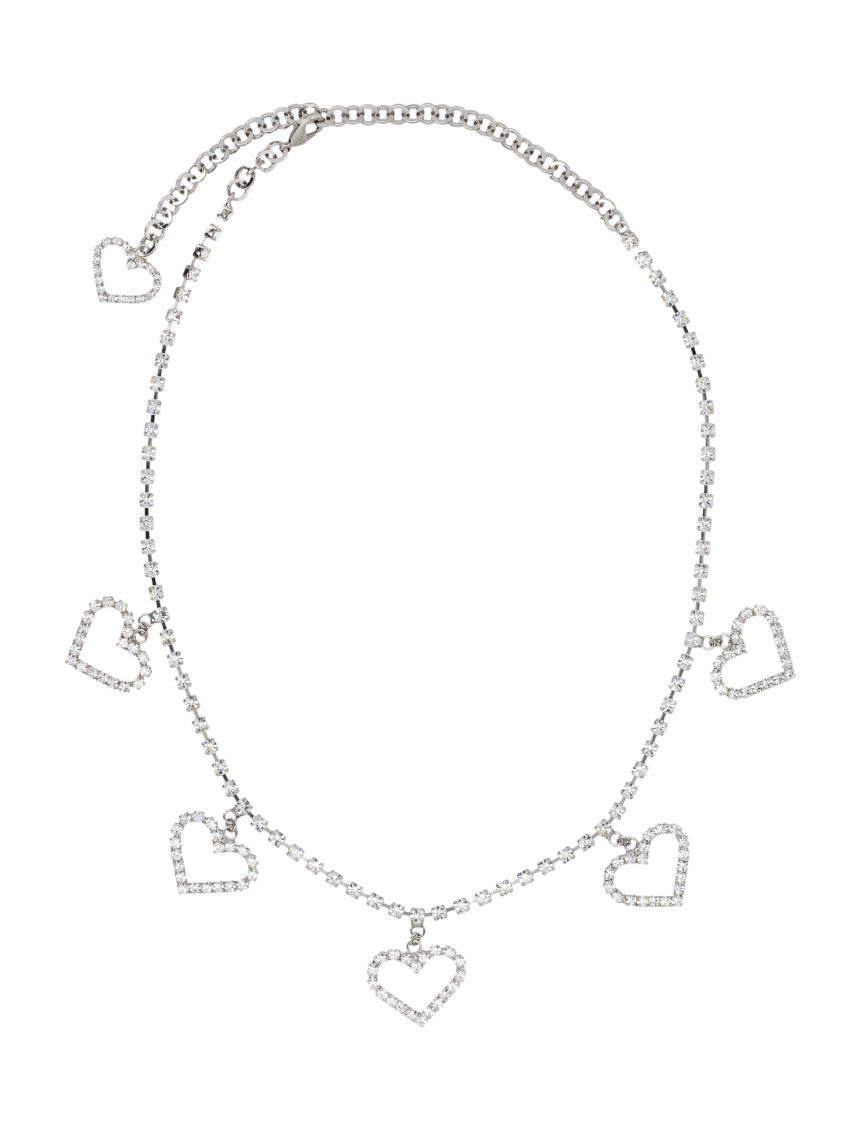 Silver Heart Charm Necklace 1