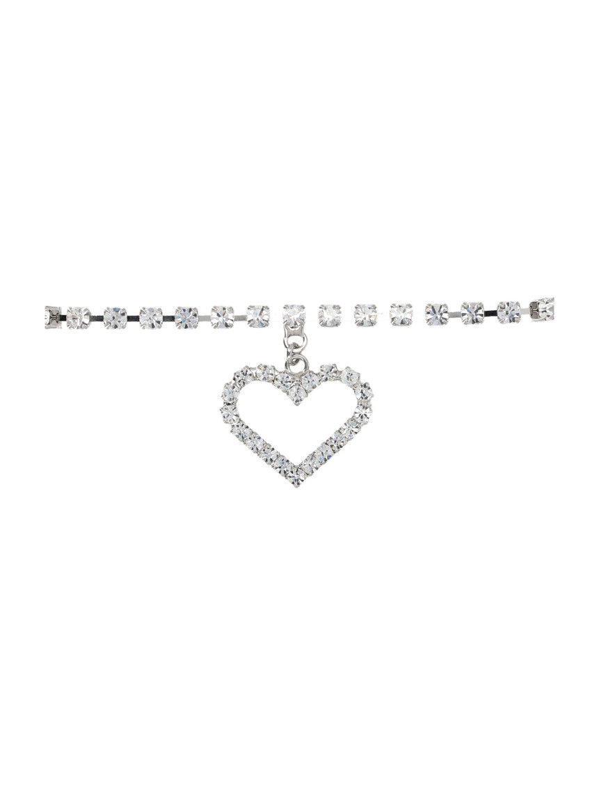 Silver Heart Charm Necklace 2