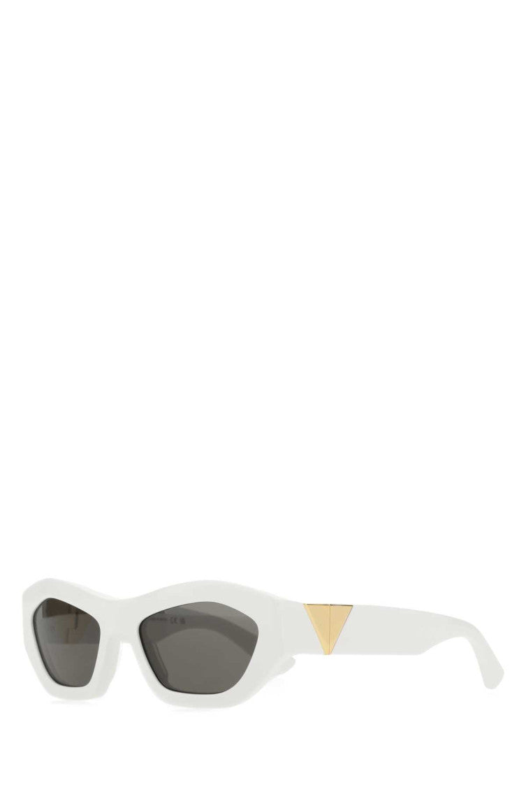White Geometric Sunglasses 1