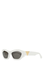 White Geometric Sunglasses 1